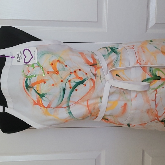 Custom Painted Wearable Art Apron #1407 - Picture 6 of 9